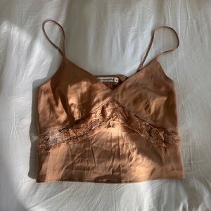 Abercrombie & Fitch silk Lace Cami